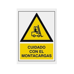 CUIDADO CON EL MONTACARGAS